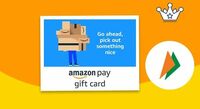 Get 3% upto 300 cb on Amazon pay gv of min 5000 Purchase Using Amazon pay Upi 
