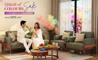 WoodenStreet Splash of Colours Sale – Up to 50% OFF on Furniture & Home Decor