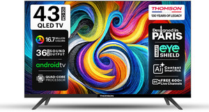 9A Series 108 cm (43 inch) Full HD LED Smart Android TV with Bezel Less Display