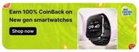 FLIPKART 100% COIN BACK ON SMART WATCHES