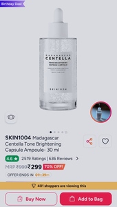 Centella brightening capsule ampuole at 70%off grab fast