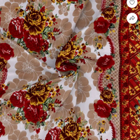 ShopGlobal 210 TC Cotton Double 3D Printed Bedsheet (Pack of 1, Multicolor)