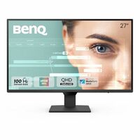 BenQ GW2790Q, 27 Inch (68.58 cm), IPS, 2K QHD 2560x1440, 100Hz, Black, 99% sRGB, 1500:1 CR, Eye-Careu, Dual HDMI, DisplayPort, Bezel-Less, Eyesafe, Wall Mountable Monitor