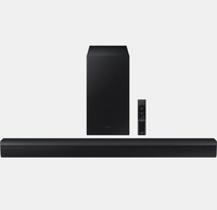 Samsung 3 speakers Wireless Subwoofer, Dolby Digital and DTS Virtual X 300 W Bluetooth Soundbar (Black, 2.1 Channel)