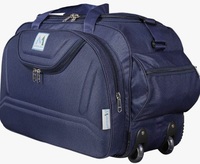M MEDLER Epoch Nylon 55 litres Waterproof Strolley Duffle Bag- 2 Wheels - Luggage Bag - (Navy Blue)