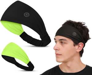 Athmonk Reversible Sweatband Headband