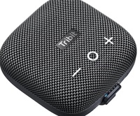 Tribit StormBox Micro 2 Portable Speaker: 90dB Loud Sound Deep Bass IP67 Waterproof Small Speaker Built-in Strap, 12H Playtime Long Battery 120ft for Outdoor Camping Biking (Black)