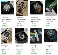 Upto 90% Off on Limestone Watches.