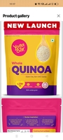 Yogabar Whole Quinoa 1kg Pouch - Gluten Free Quinoa Grain - Diet Food for Weight Loss Management - Helps Manage Sugar Levels - Low GI for sustained Energy 