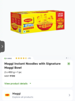 Blinkit Limited Edition Maggi with Signature Maggi Bowl 