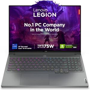 Lenovo Legion 7 Intel Core i9-12900HX 16" (40.64cm) QHD IPS 165Hz 500Nits Gaming Laptop (32GB/1TB SSD/Win 11/Office 2021/NVIDIA RTX 3080Ti 16GB/Alexa/3 Month Game Pass/Storm Grey/2.53Kg), 82TD009KIN 
