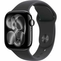 Apple Watch Series 11 GPS 46mm Jet Black Aluminium Case With Black Sport Band - M/L