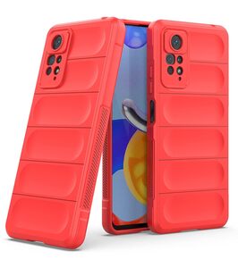 Amazon Brand - Solimo Mobile Cover for Mi Redmi Note Pro Plus 5G (Silicone_Red)