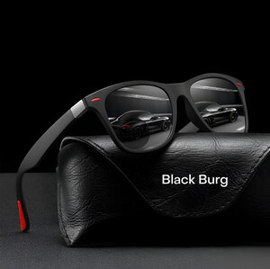 BLACK BURG UV Protection Retro Square Sunglasses (55) (For Men & Women, Black)
