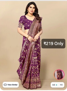 Moda Rapido Zari silk blend banarasi saree