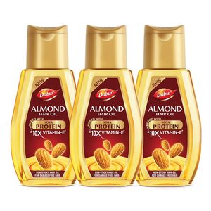 50% Off : Dabur Almond Hair Oil - 870ml (290ml x 3) @304.