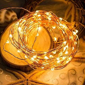 Lexton Decorative Fairy Copper String Light (Pack of 1, Warm White)