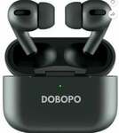DOBOPO Earbuds with Touch Sensor Wireless Bluetooth Connectivity with Lightening Cable Bluetooth Headset (Black, True Wireless)