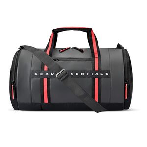 Gear Men/Women Clubsport 26L Medium Faux-Leather Bag (Black Red)