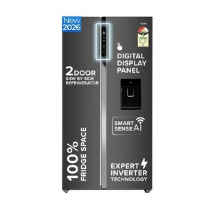 Haier SmartChoice 596L 3Star 2-Door Water Dispenser Side by Side Frost Free Refrigerator