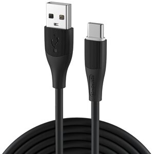 Portronics Silklink 3A USB A to Type C Fast Charging & Data Sync cable 