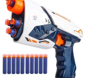 Storio Blaze Storm Soft Bullet Gun Toy with 10 Safe Soft Foam Bullets