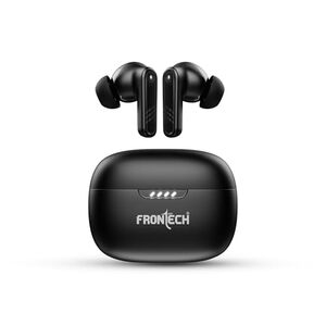 FRONTECH Sonorix Earphones | TWS | 35 Hrs Playback | Powerful Bass | BT 5.0 | Touch Control | 300 Hours Standby | Type-C Charging (EF-0101)