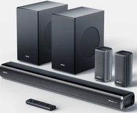 Mivi Fort H880 Soundbar, Dual Subwoofers, Dolby Audio, 880 Watts, 5.2 Channel 880 W Bluetooth Soundbar (Black, 5.2 Channel)
