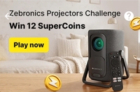 Zebronics Projectors Challenge win 12 supercoins(account specific)