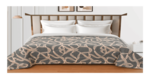 Check out Furnofy King Reversible AC Comforter/Dohar (All Weather, Microfiber, 240 GSM, Abstract, Grey) on Instamart 