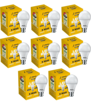 Jaquar 9 W Basic Standard B22 LED Bulb (White, Pack of 8) 100 percent Supercoins back deal