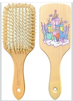 Allure Personalised Sea House Print Paddle Hair Brush