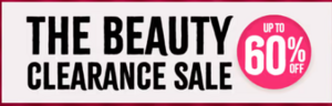 Nykaa-The Beauty Clearance Sale Upto 60% OFF