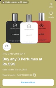 The Man Company Any 3 Perfume @599