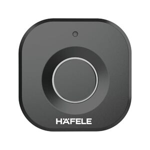 Hafele Kabi-Block Cabinet Lock, Matt Black, Capacitive Fingerprint Access, Status Indicator, Smart Lock for Cabinets and Drawers