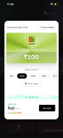 BigBasket voucher &40% discount on 100rs gv (may be user specific)