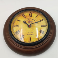 Generic Antique Look Wooden Wall Clock (6 inches Antique)