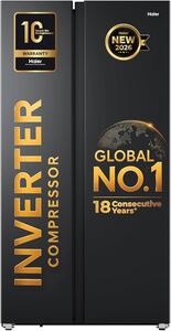 Haier 540L 3Star 2 Door Side by Side Frost Free Refrigerator|