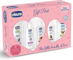 Chicco Baby Moments Essential Set Pink, Gift Set for Babies, 0m+ 