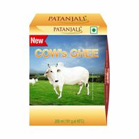 Patanjali Pure Danedar Cow Ghee with Rich Aroma, Natural & Healthy, 200ml