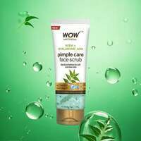 WOW Pimple care Face scrub Pack of 2 (Flat 25 Cashback from Cred) @50