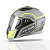 TVS Racing Anti Matter Full Face Helmet for Bike & Motorcycle Riders-DOT & ISI Certified-Lightweight ABS Shell, UV Resistant-Ventilated Comfort Liner, Quick-Release Visor & Chin Strap