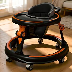 StarAndDaisy Musical Activity Walker (Black, Orange)