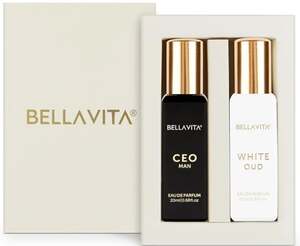 BELLAVITA CEO MAN and WHITE OUD pack of 2x20ml each 