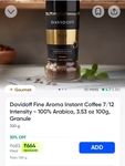 Swiggy Instamart | Search Coffee | Davidoff | MAXXSAVER 