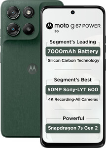 MOTOROLA g67 power 5G (Pantone Cilantro, 128 GB) (8 GB RAM)