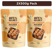 Open Secret Premium Unjunked Anjeer- High Protein Figs 500*2, 1Kg
