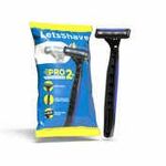 Zepto | Mrp Error | LetsShave Pro 2 Plus Disposable Razor for Men Twin Blade Shaving Razor with Lubra Strip | Price Vary 9, 19 , 147 Rs