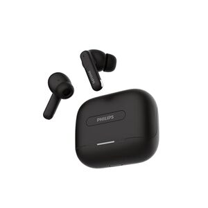Philips TAT1050BK/94 Truly Wireless Earbuds with ANC, Quad Mic ENC