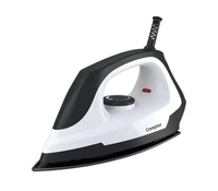 Crompton Cromyon 1000W Lightweight Iron, 6 Fabric Settings (ACGEI-CROMYON) | 2 Years Warranty (Black)